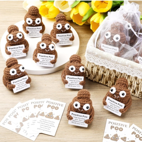 Crochet Pocket Poo of Positivity - Picture 3 of 3
